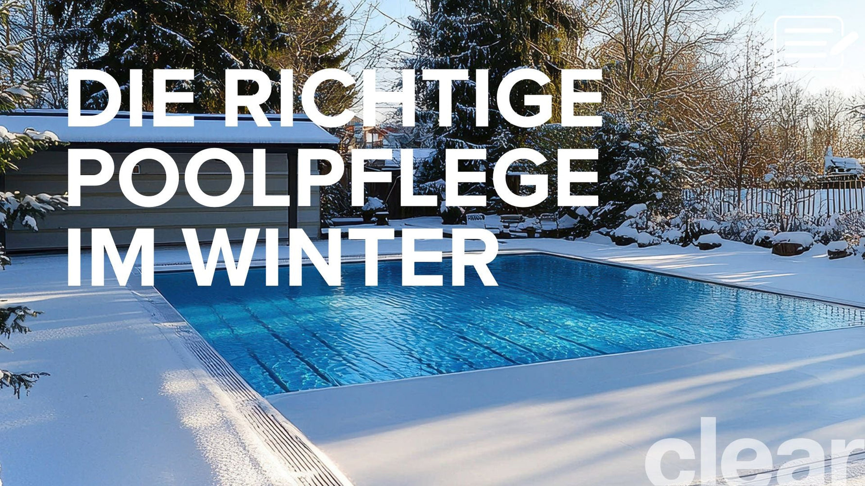 Pool einwintern in 5 einfachen Schritten