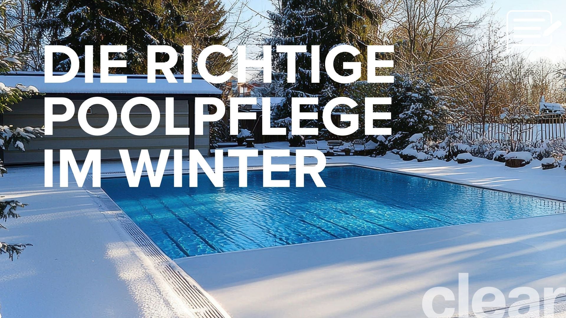 Pool einwintern in 5 einfachen Schritten