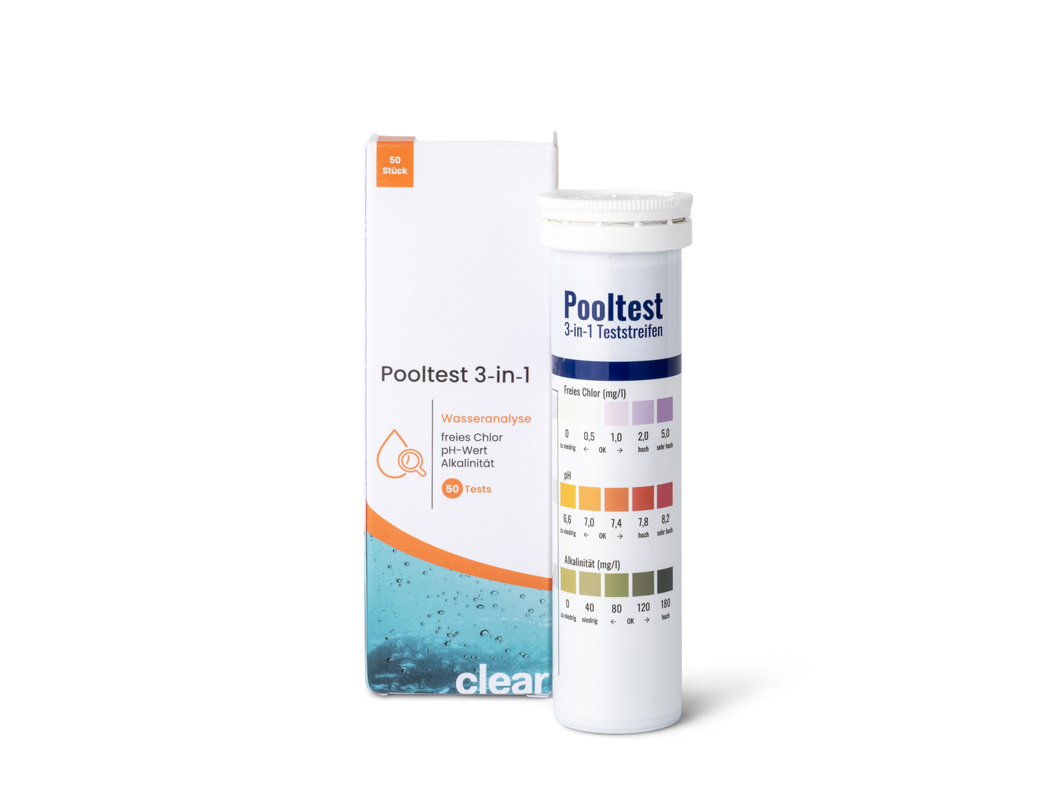clear Pooltest 3-in-1