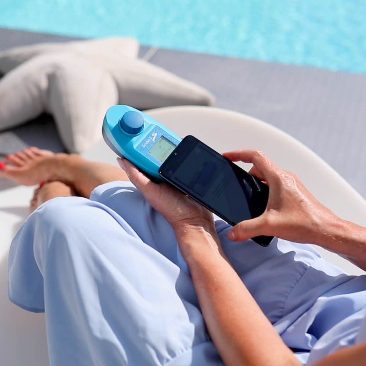 Scuba 3S – digitaler Pooltester für präzise Wasseranalyse