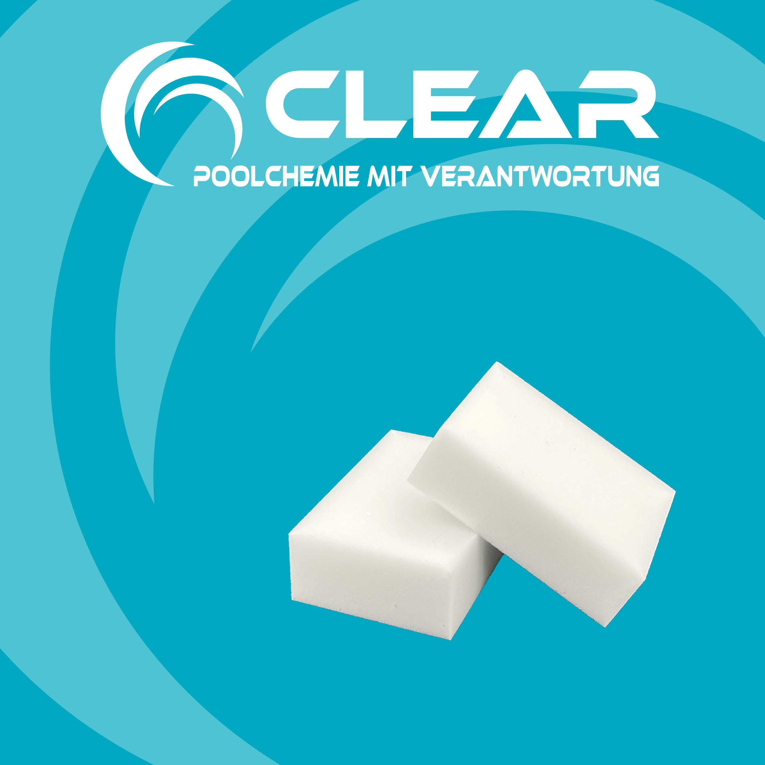 Schmutzradierer von CLEAR - Poolchemie mit Verantwortung